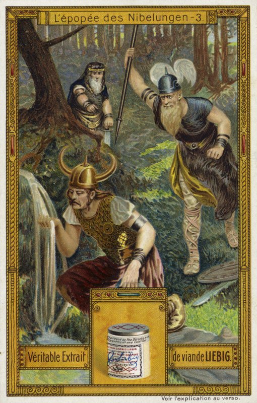 Szene aus dem Nibelungenlied von European School