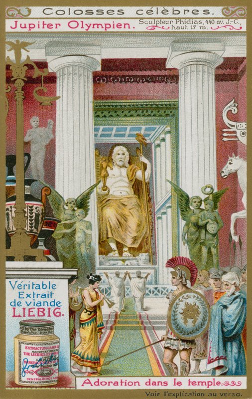 Statue des Jupiter von Phidias von European School
