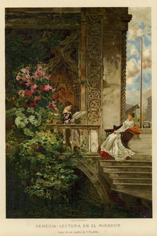 Venedig - Lesen auf dem Balkon von European School