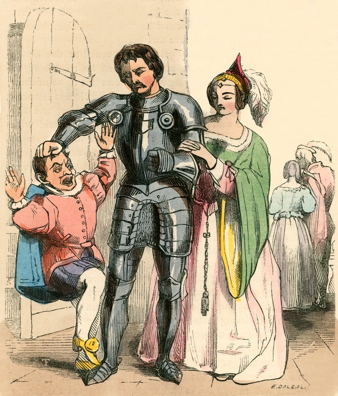 Der Ritter ergreift Prinz Peter von F. Tayler