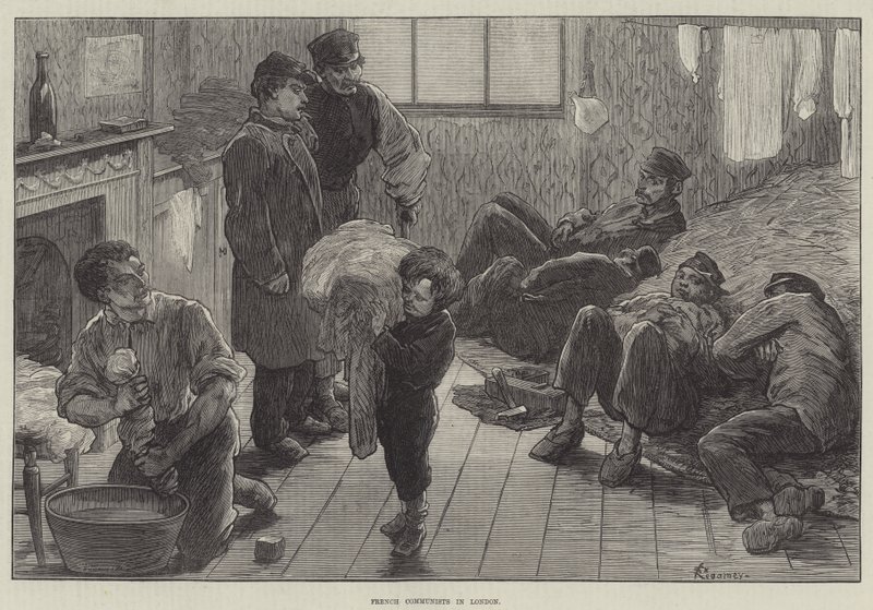 Französische Kommunisten in London von Felix Regamey