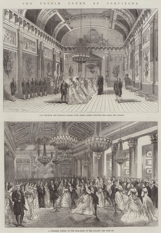 Der französische Hof in Compiègne von Felix Thorigny