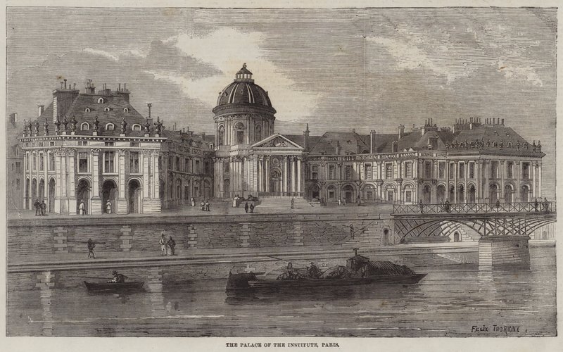 Der Palast des Instituts, Paris von Felix Thorigny