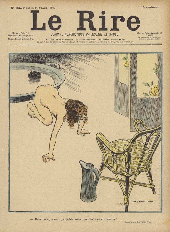 Illustration für Le Rire von Fernand Fau