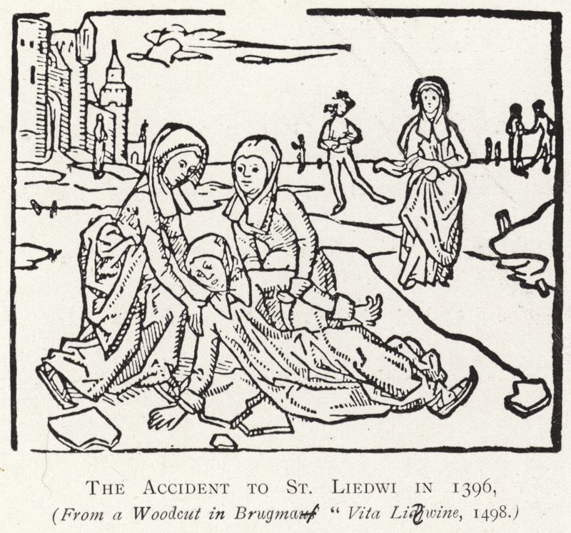 Der Unfall von St. Liedwi im Jahr 1396 von Flemish School