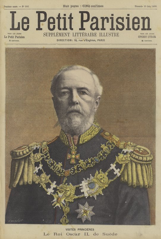 Oscar II., König von Schweden von Fortune Louis Meaulle
