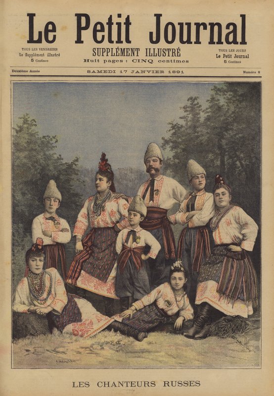 Russische Sänger von Fortune Louis Meaulle