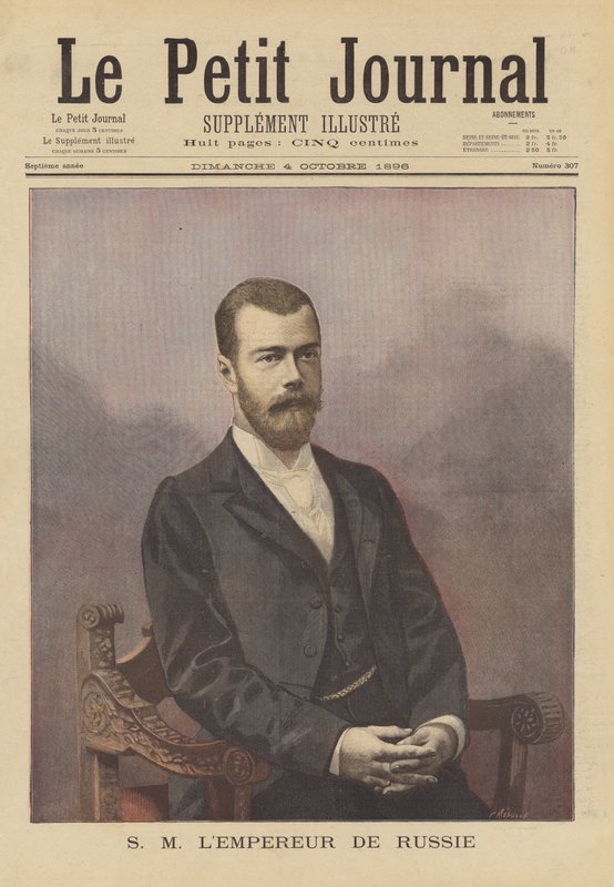 Zar Nikolaus II. von Russland von Fortune Louis Meaulle