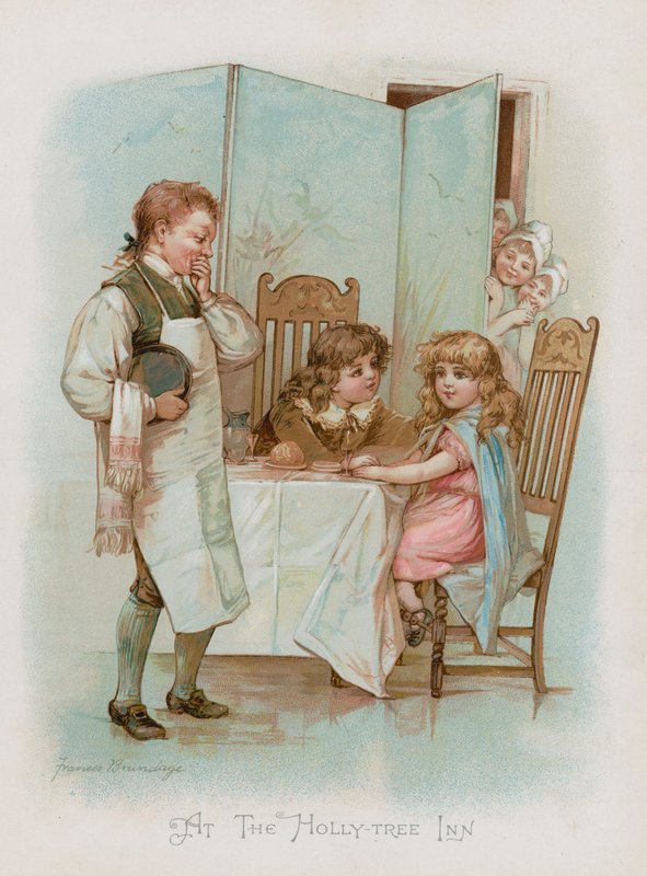 Im Holly-Tree Inn (Chromolithografie) von Frances Brundage