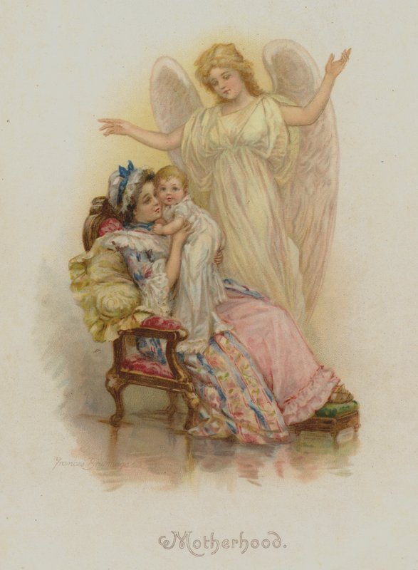 Mutterschaft (Chromolithographie) von Frances Brundage