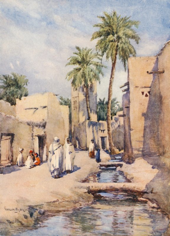 Eine Dorfstraße, Biskra von Frances Nesbitt