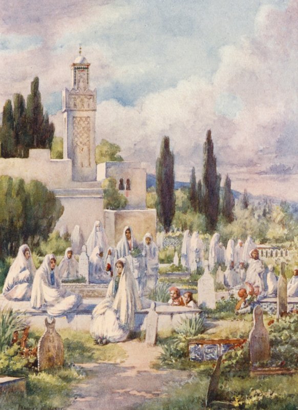 Freitag auf dem Friedhof, Algier von Frances Nesbitt