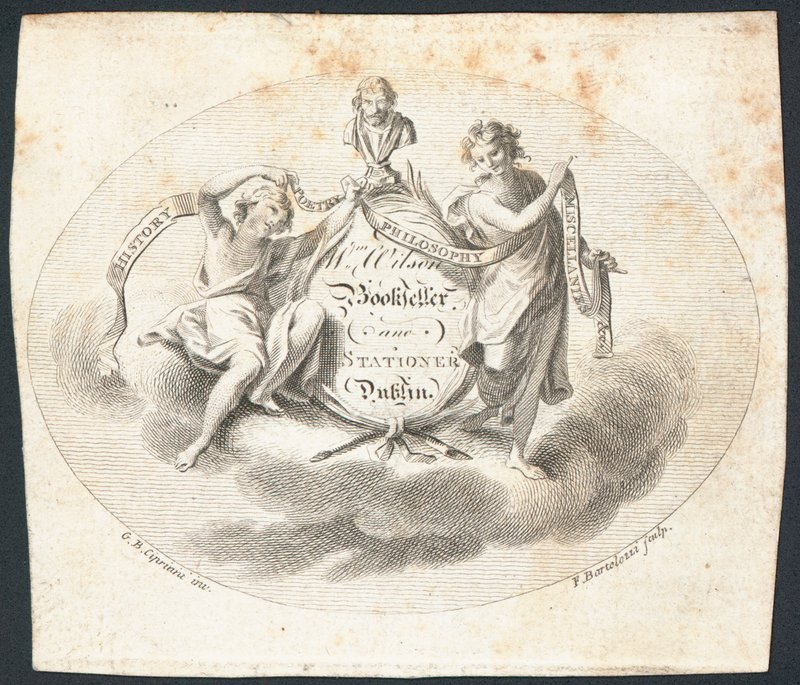 Handelskarte, William Wilson von Francesco Bartolozzi
