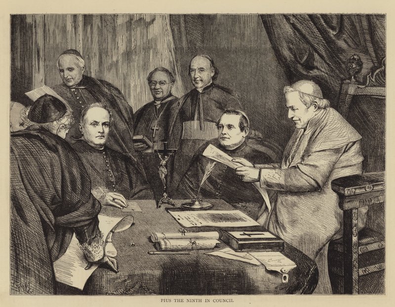 Pius der Neunte im Rat von Francis Wilfred Lawson