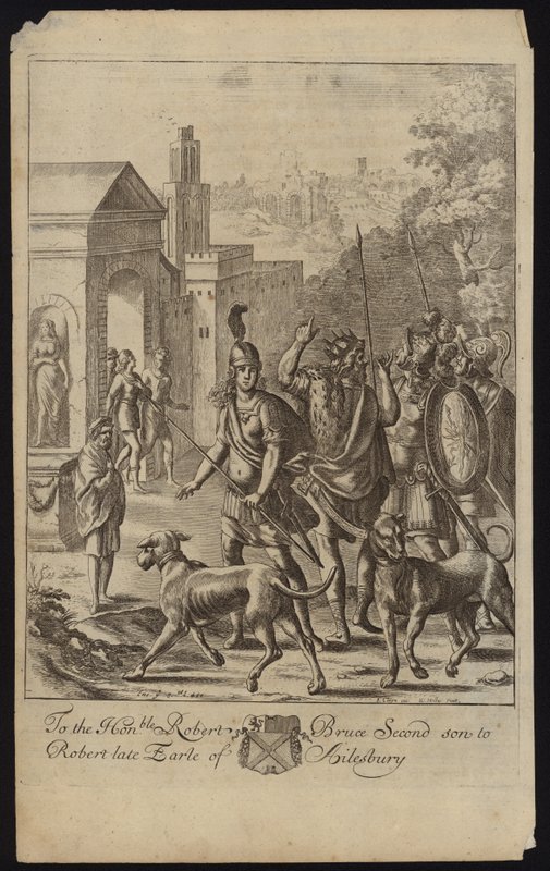 Evander und Aeneas in Palentium von Francis Cleyn