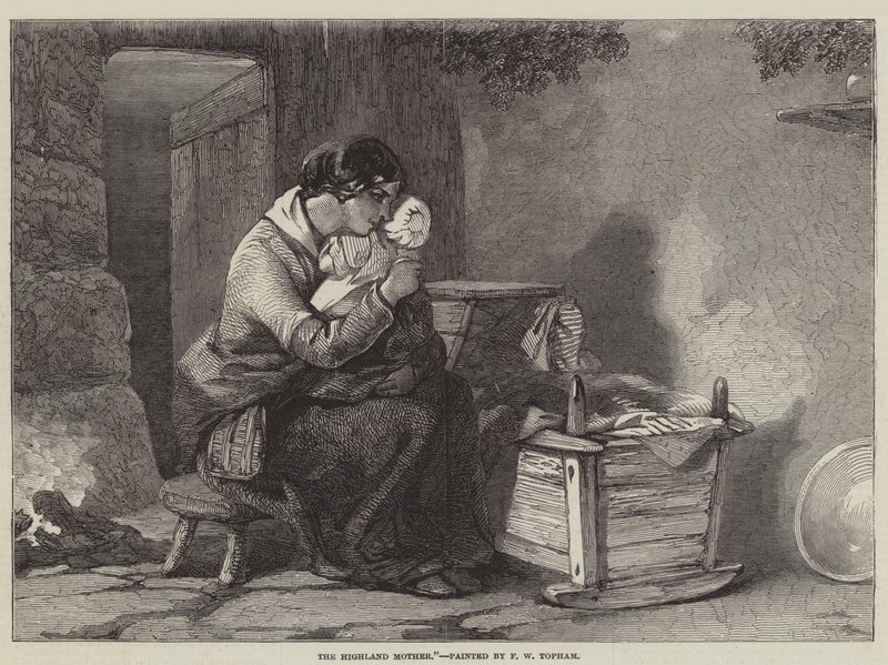 Die Highland-Mutter von Francis William Topham