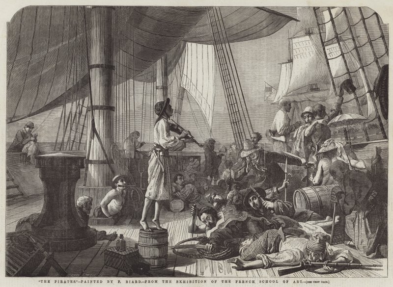 Die Piraten von François Auguste Biard
