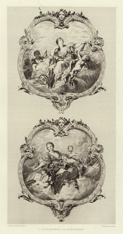 Die Astronomie, Die Rhetorik von Francois (after) Boucher
