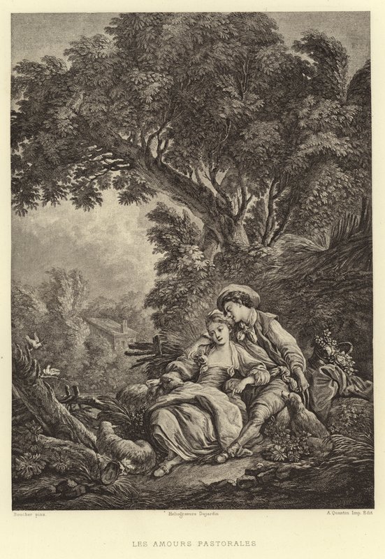 Die pastoralen Lieben von Francois (after) Boucher