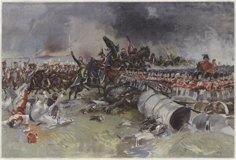 Schlacht von Waterloo von Francois Flameng