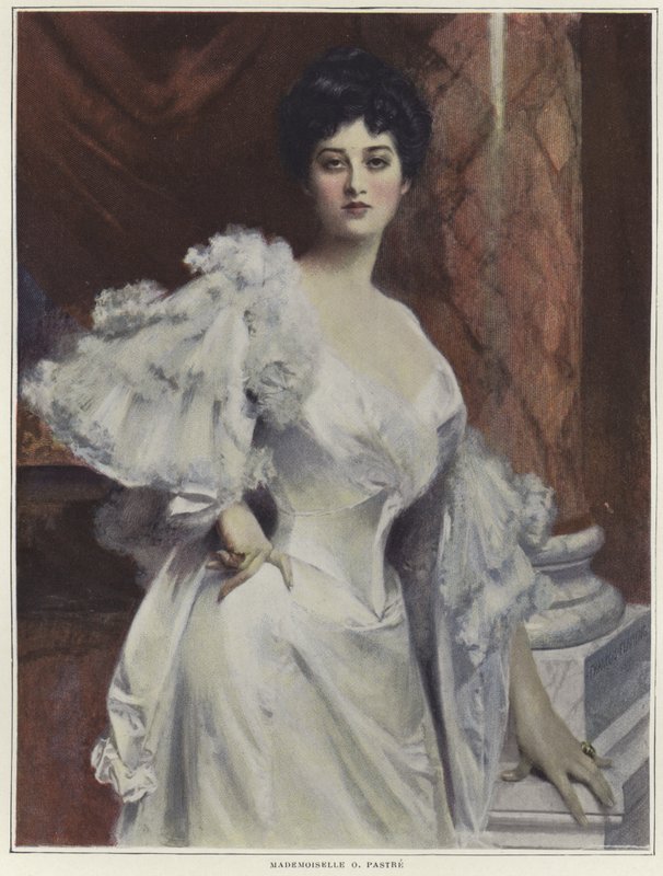 Porträt von Mademoiselle O Pastre von Francois Flameng