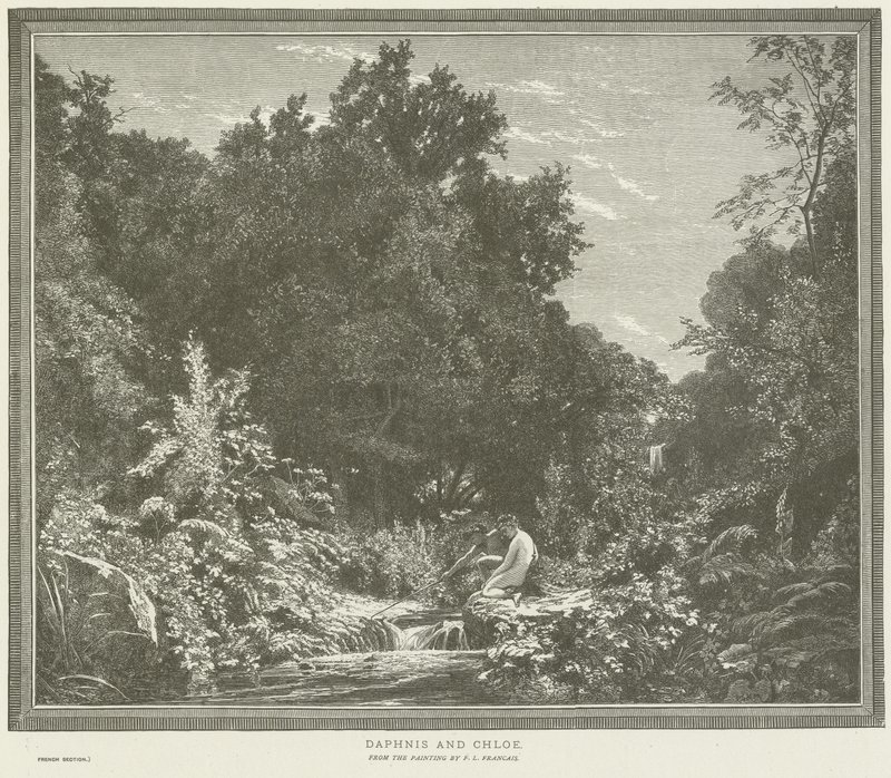 Daphnis und Chloe von Francois Louis Francais