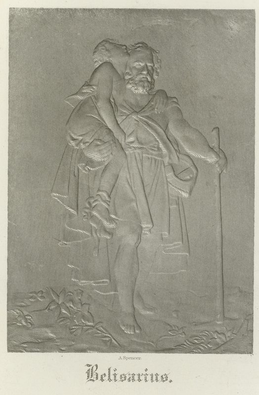 Belisarius trägt seinen jungen Führer von Francois Pascal Simon Gerard