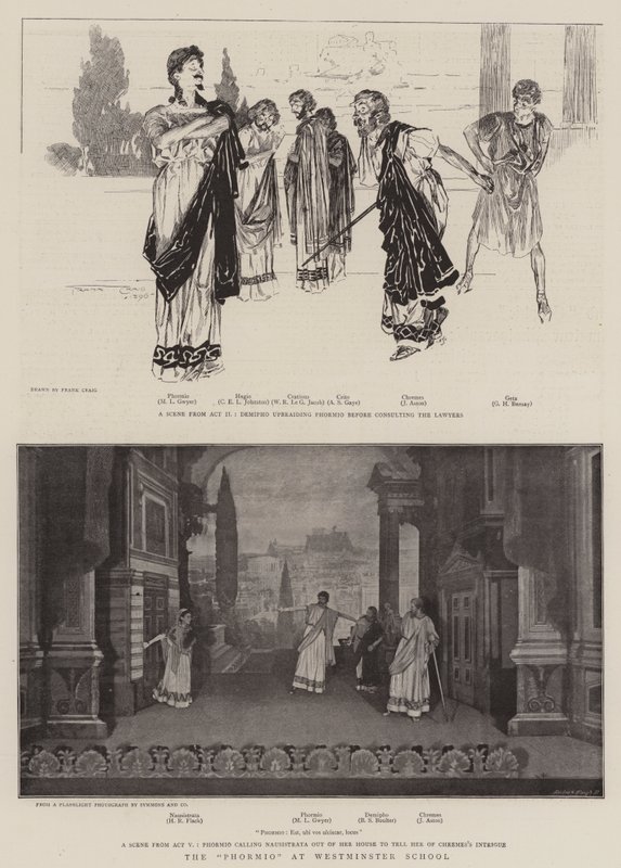 Der Phormio an der Westminster School von Frank Craig