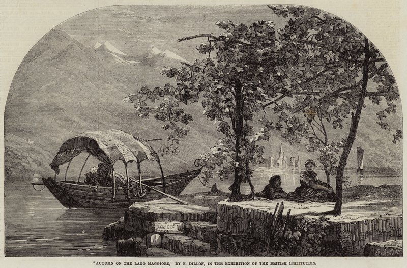 Herbst am Lago Maggiore von Frank Dillon
