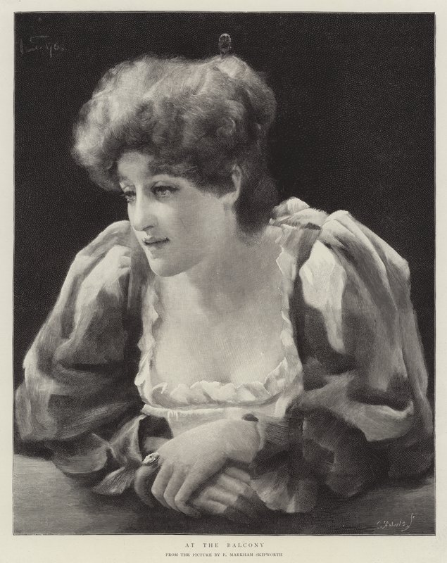 Am Balkon von Frank Markham Skipworth