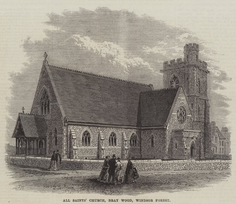 Allerheiligenkirche, Bray Wood, Windsor Forest von Frank Watkins