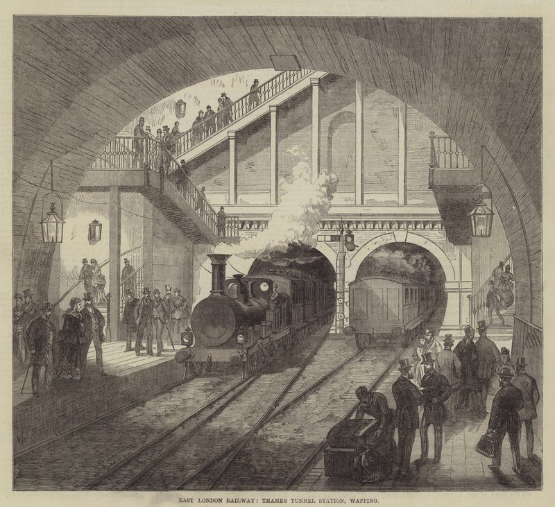 East London Railway, Thames Tunnel Station, Wapping von Frank Watkins