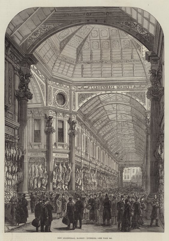 Neuer Leadenhall-Markt, Innenansicht von Frank Watkins