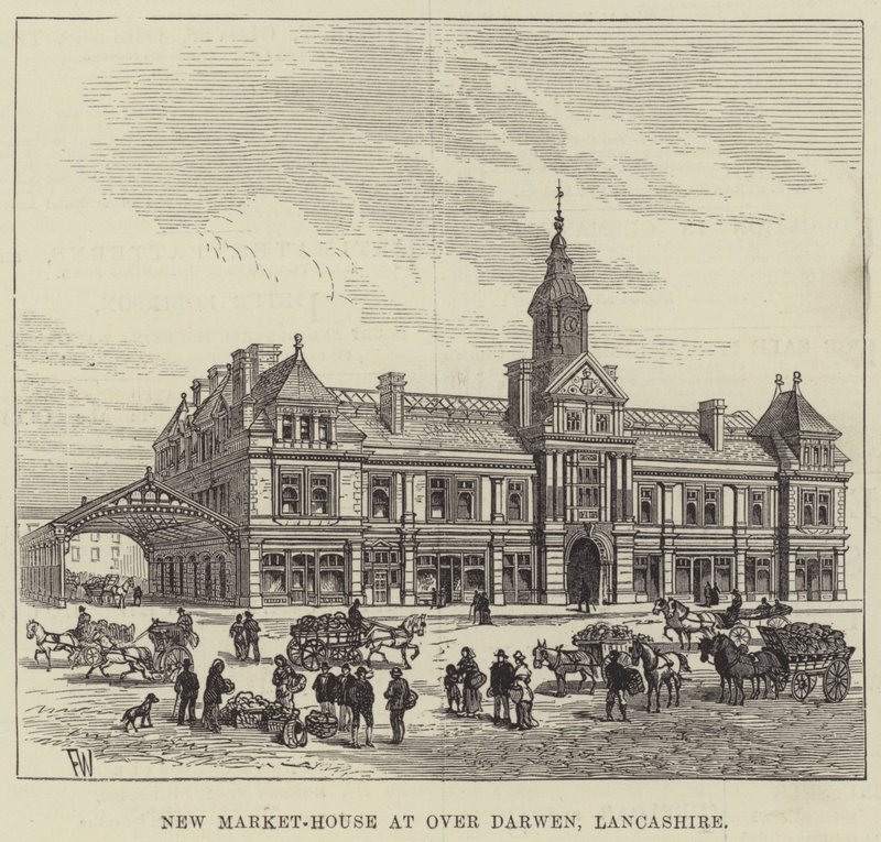 Neues Markthaus in Over Darwen, Lancashire von Frank Watkins