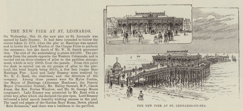 Der neue Pier in St Leonards-on-Sea von Frank Watkins