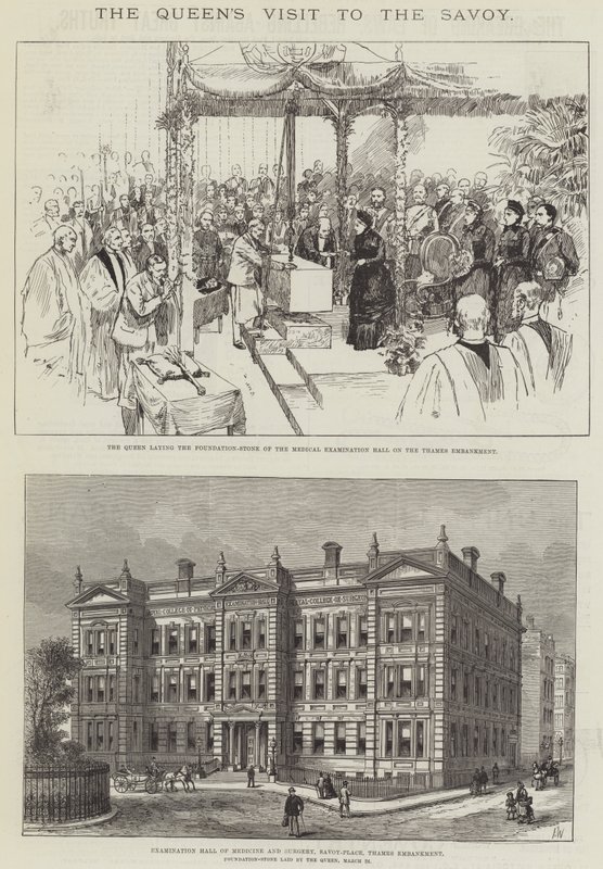 Der Besuch der Königin im Savoy von Frank Watkins