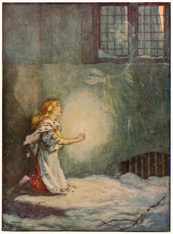 Das kleine Mädchen mit den Schwefelhölzern von Frank Adams