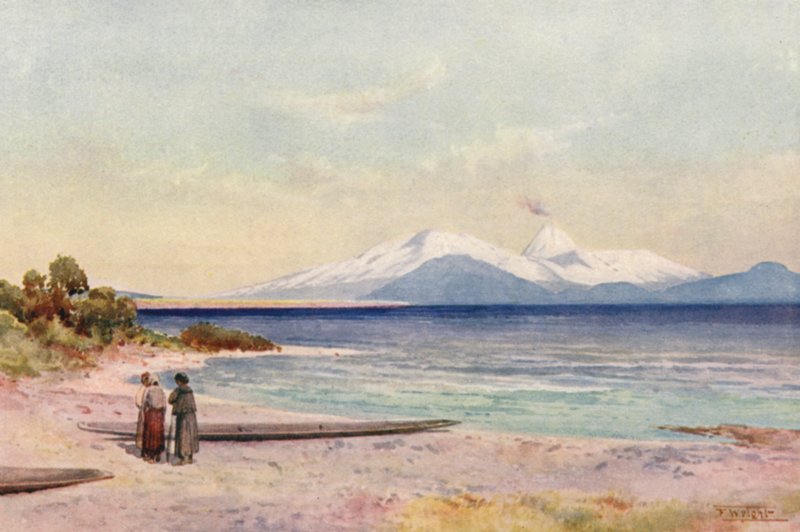 Neuseeland: Lake Taupo von Frank H Wright