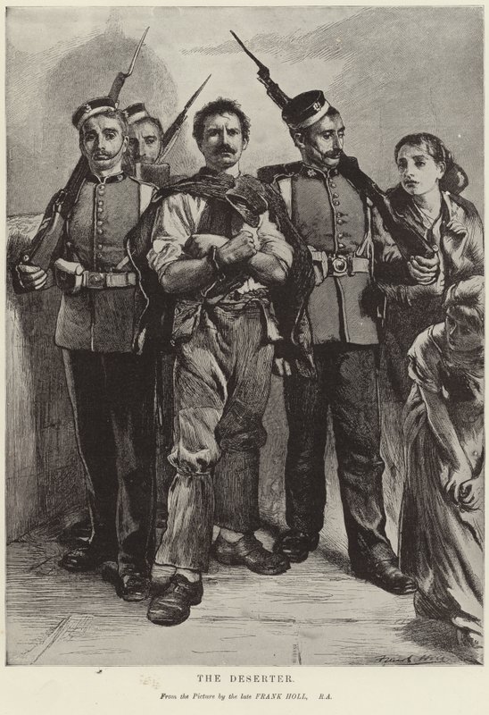 Der Deserteur von Frank Holl
