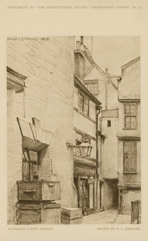 Exchange Court am Strand von Frank Lewis Emanuel