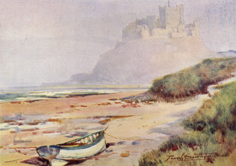 Burg Bamburgh von Frank Southgate