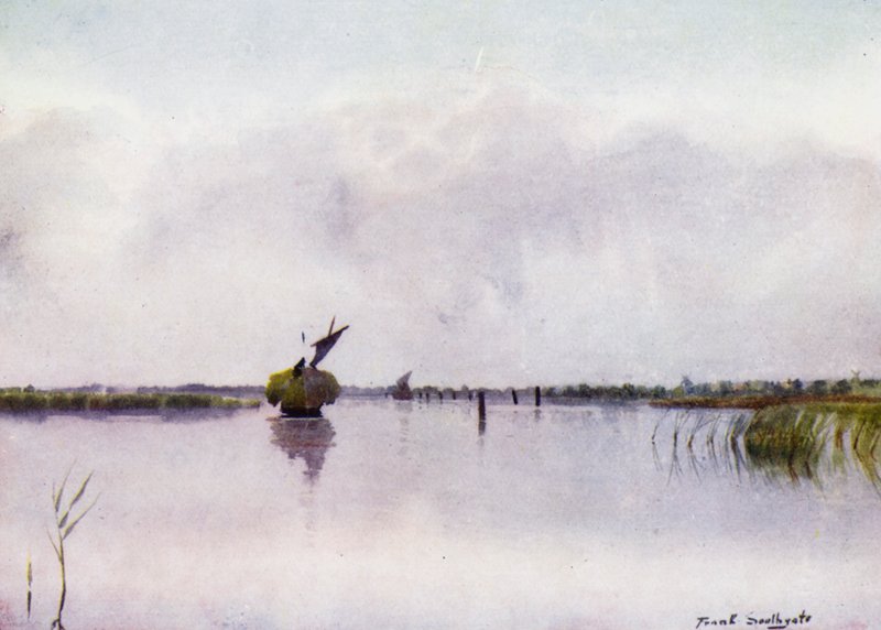 Norfolk Broads: Heuboot auf Hickling Broad von Frank Southgate