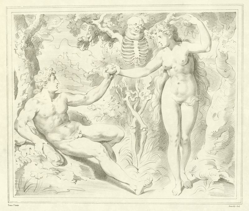 Adam und Eva von Frans Floris