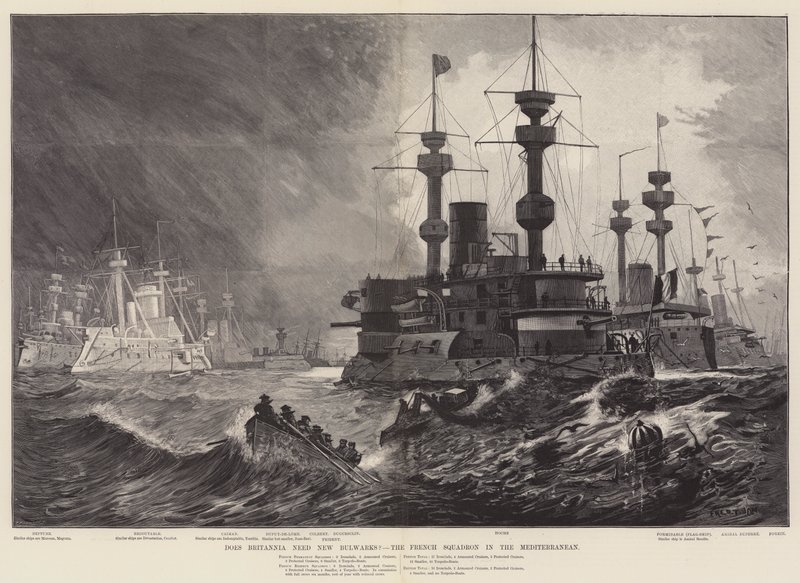 Braucht Britannia neue Bollwerke? Das französische Geschwader im Mittelmeer von Fred T. Jane