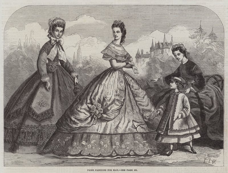 Pariser Mode für Mai von Frederic Theodore Lix