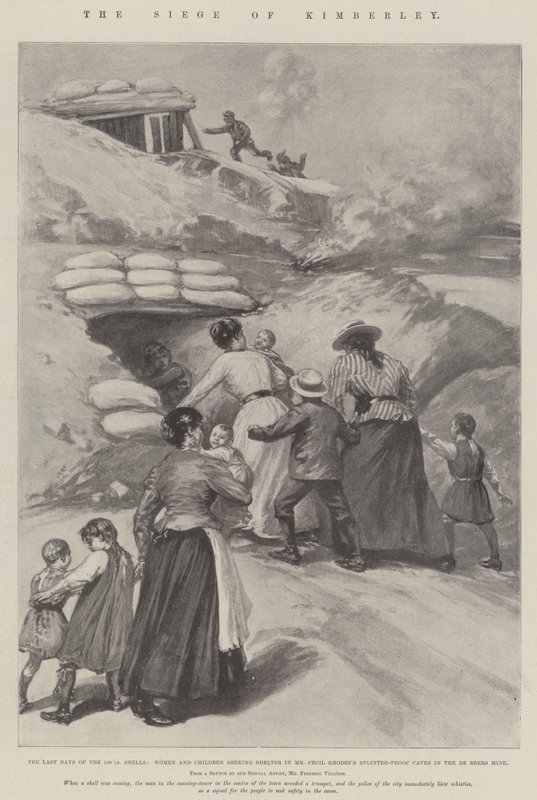 Die Belagerung von Kimberley von Frederic Villiers