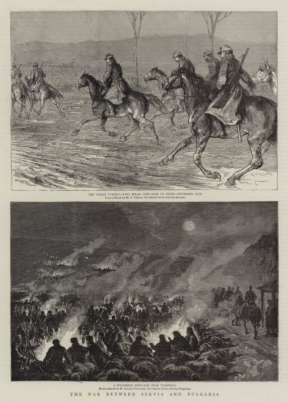 Der Krieg zwischen Serbien und Bulgarien von Frederic Villiers