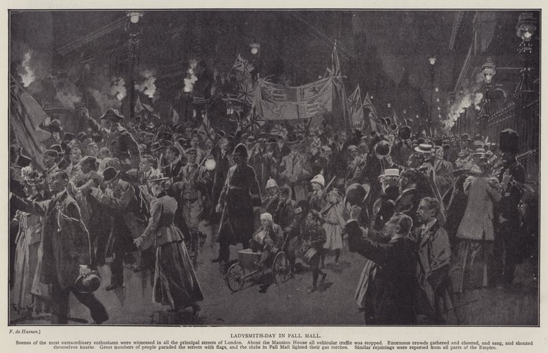 Ladysmith-Tag in Pall Mall von Frederic de Haenen