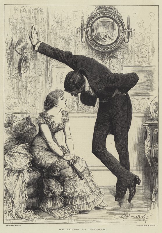 Er beugt sich, um zu erobern von Frederick Barnard