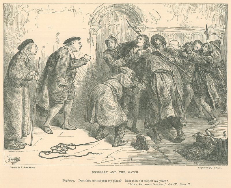 Illustration für Viel Lärm um nichts von Frederick Barnard